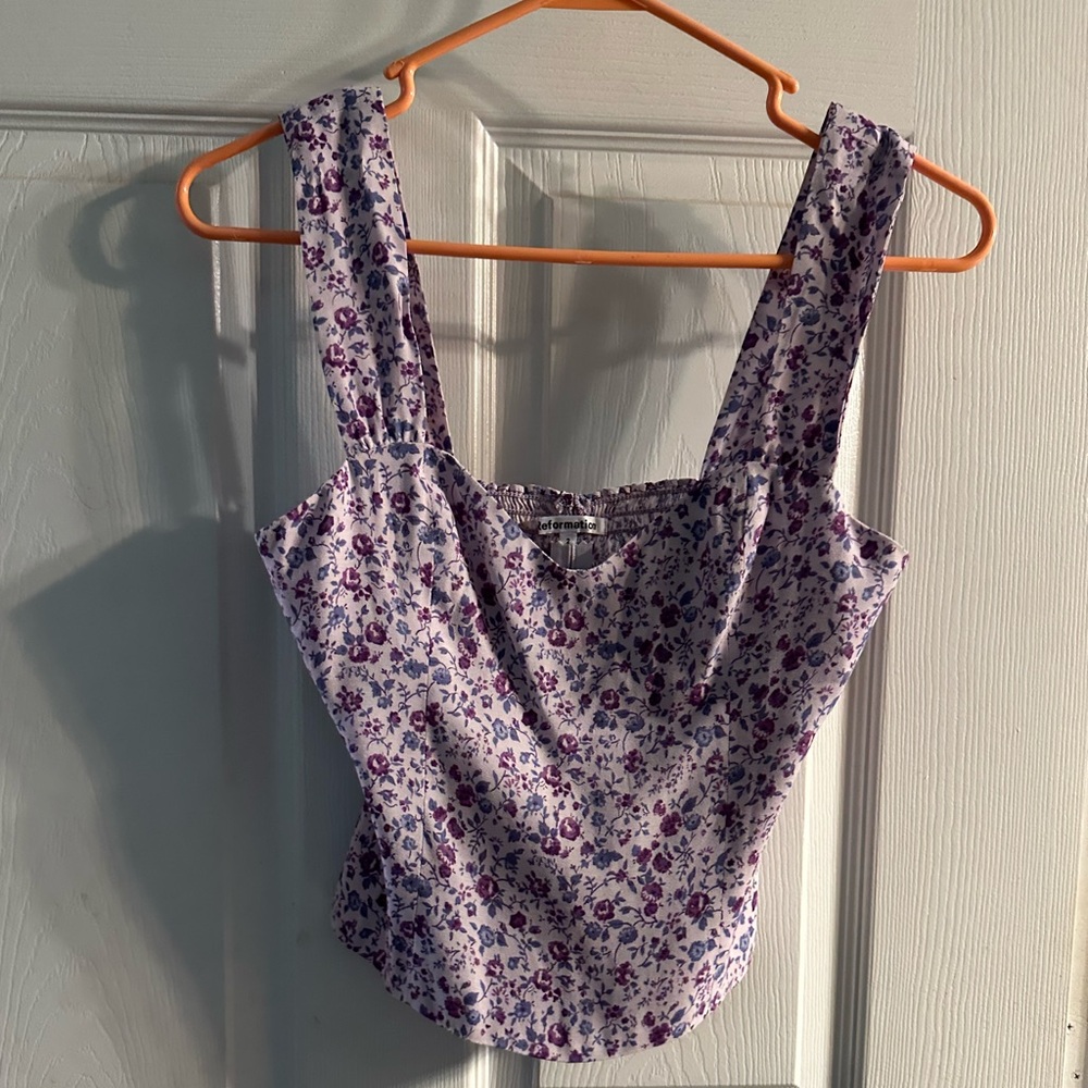 Reformation top size 2 new with out tags